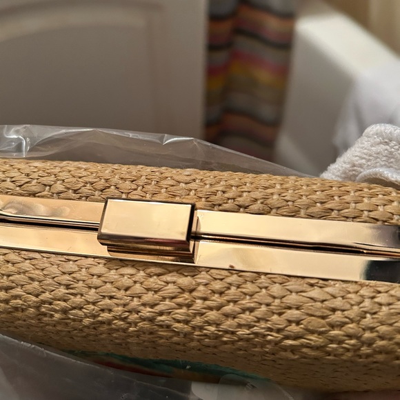 Ann Taylor Cherry hard-sided clutch purse, NWT - Picture 15 of 15